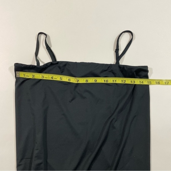 New AllSaints Charlie Midi Column Dress Black US 8 - Picture 8 of 9